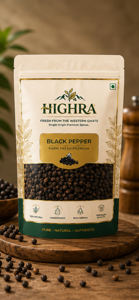 Farm Fresh Black Pepper - Premium - 100 gm